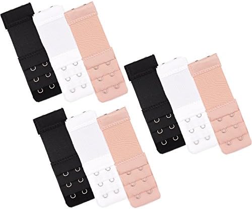 Bra Extender Bra Extension Strap 9pcs, Bra Lingerie Extenders 3 Rows 2 Hooks