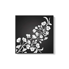 Framed Canvas Wall Art for Living Room, Bedroom Abstract Trees Canvas Prints for Home Decoration Ready to Hang - 16x16 inches