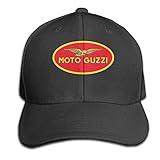 GlyndaHoa Moto Guzzi Logo Adjustable Peaked Baseball Caps Hats Duck Tongue Hat for Mens Womens
