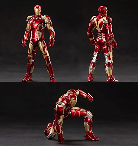 7 Inch Ironman Mark 17 Action Figure - 1/10 Scale With 20 Moving Joints