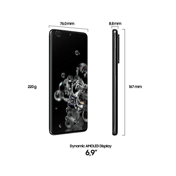 Samsung-Galaxy-S20-Ultra-5G-Mobile-Phone-Sim-Free-Smartphone-Cosmic-Black Samsung Galaxy S20 Ultra 5G Mobile Phone; Sim Free Smartphone - Cosmic Black, (UK Version)