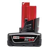 Milwaukee 48-11-2460 M12 REDLITHIUM XC6.0 Extended Capacity Battery Pack