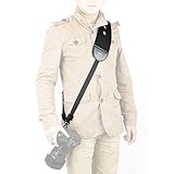 Movo NS-10 Rapid Camera Sling Strap with Quick Release Clip and Extra-Wide Padded Neoprene Shoulder Strap