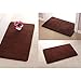 VANRA(tm) Bath Mat Bath Rugs Anti-slip Bath Mats Anti-bacterial Non-slip Bathroom Mat Soft Bathmat Bathroom Carpet for Baby Kids Safety with Memory Foam Coral Velvet Fabric 19.7