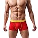 Voberry® Sexy Underwear Men's Boxer Briefs Shorts Bulge Pouch soft Underpants (M, Red)