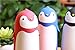 Penguin Insulated Water Bottle - Stainless Steel Vacuum Thermos Double Walled Bottle Flask Travel Mug for Kids, Students, 9.6oz, Blue