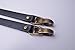 Wento Pair 24 inches Vinyl Leather Purses Straps with Thickened Lobster Clasp,Vinyl Leather Bag Handles,Replacement Purse Straps,Handbag Bag Wallet Straps WT101 (Black, Antique Bronze)