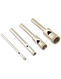 Conjunto de 4 brocas de vidrio Diamond Coated Core Drill Bits Agujero Sierras
