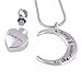 Cring Coco Mens I Love You to the Moon and Back Urn Necklace for Ashes Memorial Keepsake Cremation Pendant Jewelry