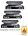 VICOOL Porcelain Steel Heat Plate Replacement for BBQ Pro BQ05041-28, BQ51009, Kenmore, Outdoor Gourmet, SAMS Club Gas Grill Models, hyJ643A, SA0465-1, 3-Pack