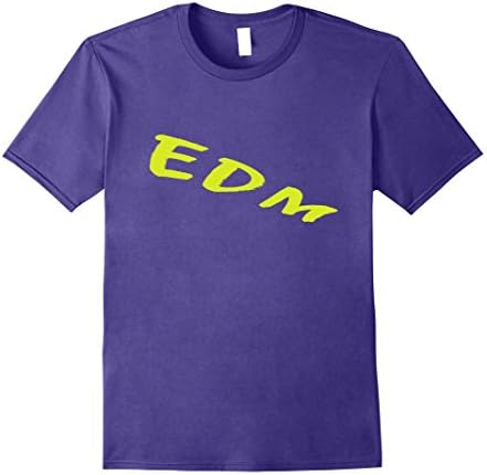 Mens EDM Party Shirt - Electronic Dance Music Rave Small Purple