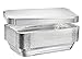 Full Size Deep Steam Aluminum Table Pans - Disposable to go Foil Pans for Chafing, Baking, Storing and Catering Containers (21” x 13” x 3”) (10, With Lids)