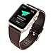 For Apple Watch 42mm Bands, Gotd Replacement Accessories Leather Buckle Wrist Watch Band Strap Belt for Watch Apple Watch 42mm (Dark Brown)