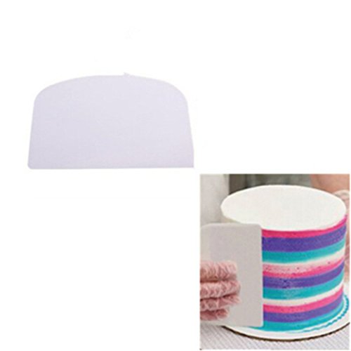 Rurah 4 pcs Fondant Smoother Tool Cake Smoother for Caking Decorating Supplies Butter Scraper - Thumbnail 4
