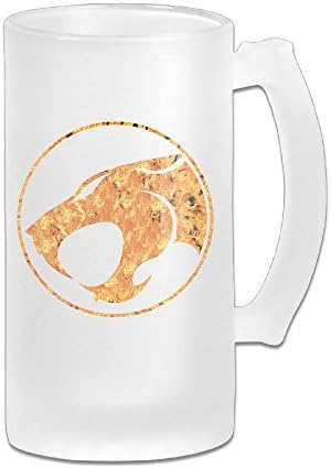 J3G9 Stainless Steel Vacuum Insulated Drink Cup Thunder Cats Handled Travel Coffee Mug White