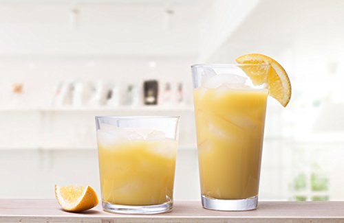 Palais Glassware 'Hendaye' Collection, Clear Glass Sets (Set of 8 - 4 17 OZ Highballs & 4 13 OZ DOF's, Clear)
