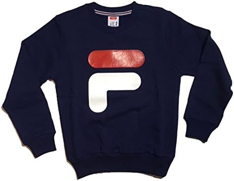 FILA KID Felpa Bambino 38 0013 GIROCOLLO Primavera Estate 2018 Blu 16A
