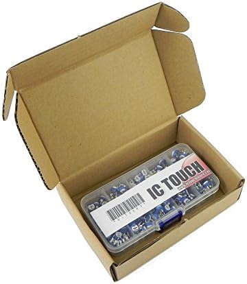 Ictouch 10value 200pcs Trimpot Variable Resistor 6mm Assortment Box Kit KIT0063