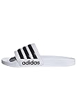 adidas Men's Adilette Shower Sandal, Ftwwht Cblack