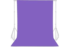 GFCC Purple Backdrop - 8FTX10FT Purple Photo Backdrop for Photoshoot Background for Photography Screen Video Recording Pictur
