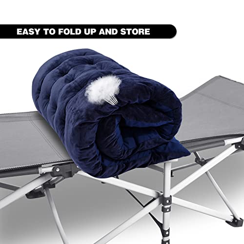 REDCAMP XL Cot Pads for Camping, 3" Thicker Soft Comfortable Cotton