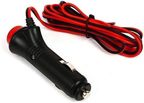 12V/24V Male Car Cigarette Lighter Socket Plug Connector Switch 1.5m EA
