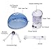 KINGDOMBEAUTY Large 2-in-1 Hair and Facial Steamer Face Steamer Humidifier Hot Mist Moisturizing Clear Blackheads Acne Facial Hydration Sauna SPA Skin Care Facial Atomizer