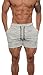 YoungLA Men's Bodybuilding Gym Workout Shorts 102 Marble M