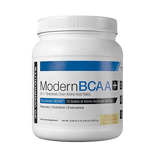 Modern BCAA+ Original Branched Chain Amino Acid Powder Pineapple