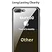 RANVOO iPhone 8 Plus Case, iPhone 7 Plus Case, Ultra Slim Thin Clear Soft Case with Premium Flexible Chrome Bumper and Transparent TPU Back Plate Gel Cover, iPhone 8 Plus / 7 Plus (Jet Black)