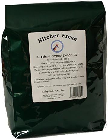 Kitchen Fresh Biochar Compost Deodorizer 5 Qt (1.25 Gal) Size