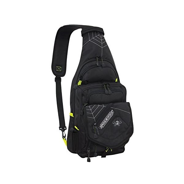 Spiderwire-Black-Sling-Tackle-Pack-Backpack-W-1-Medium-Box-SPB004 Spiderwire-Black-Sling-Tackle-Pack-Backpack-W-1-Medium-Box-SPB004