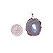 Rock Paradise Pendants Agate Geode Slice Druzy Center Pendant Gold Plated Edge w/RP Exclusive COA