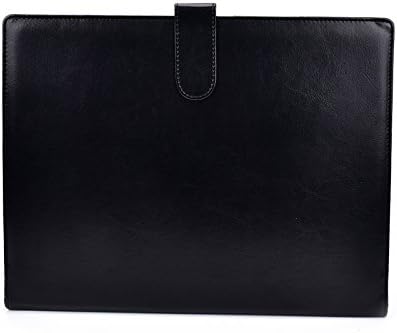 SNNplapla A4 PU Leather Document Bag File Folder Clip Board Business Office School Supplies, Black