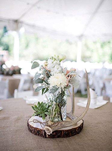 Rustic Wedding Centerpiece - Round Tree Bark Slice - Rustic Wood Tree Trunk Slices - Natural Wood Slice - Tree Slice Cake Stand