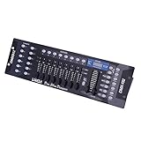 Lixada 192 Channels DMX512 Controller Console for Stage Light Party DJ Disco Operator Equipment