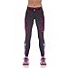 Ladyker Women's Stretchy Activewear Workout Running Pants Printed Tights Slim Yoga Leggings 2