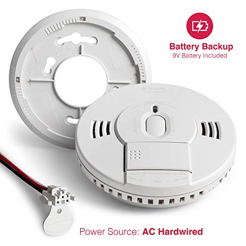 Kidde 21028502 AC/DC Wire-in Smoke Alarm Detector with TruSense Technology | Front Load Battery Back - //coolthings.us