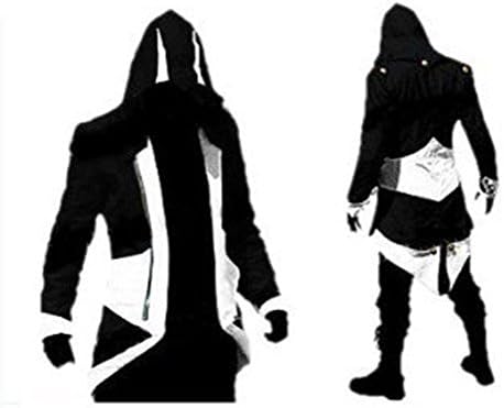 VOGDORA Unisex Cosplay Costume Hoodie Jacket Coat for Assassin's Cosplay,Cool