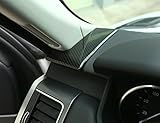 For Landrover Range Rover Sport RR Sport 2014-2017 Carbon Fiber Style ABS Plastic Dashboard Side Vent Decoration Cover Sticker Trim
