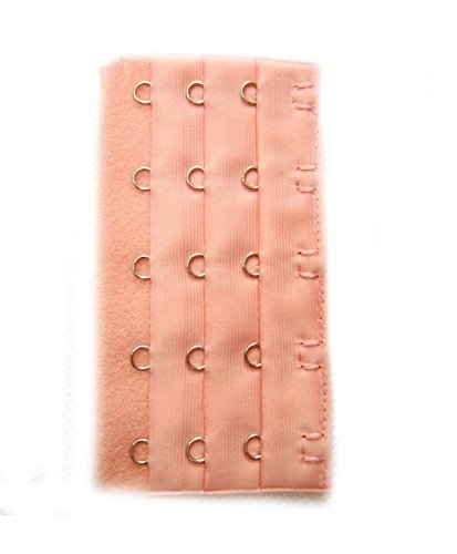 Ewandastore 10 Pcs Assorted Colors 5 Hooks 3 Rows Women Bra Extender Strap