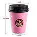 WATINC Jumbo 2pcs Squishies Coffee Cup&Rainbow Cake Slow Rising Squishies Sweet Scented Kid Toy Hand ,Stress Relief Toy Lovely?Toy Large(Cup&Pink ice Cream)