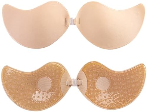 Dress Cici Beige Self Adhesive Push Up Bra, Silicone Stick On Bra,  invisible, Strapless, Backless Bras, Asia Size B price in UAE | Amazon UAE  | kanbkam
