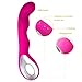 Cordless Magic Massager Wand for Women Shoulder Neck Back Waist Foot and Whole Body Relaxation Therapy Presents for Girlfriend (Rose Red)