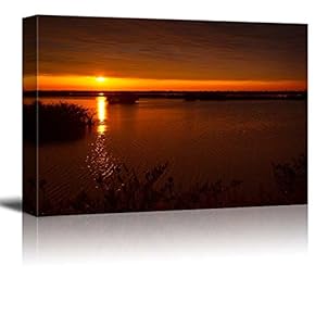 Lake at Sunset Black Point Wildlife Drive Merritt...
