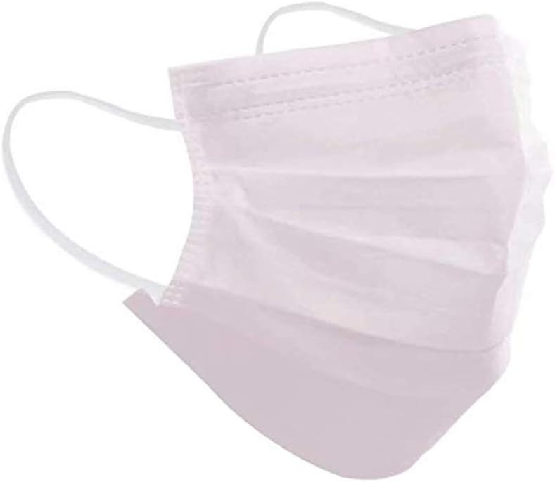 SUHAPPY 1/50 PCS Disposable Three-Layer Masks, dust-Proof and Breathable Disposable Earring Mouth Masks