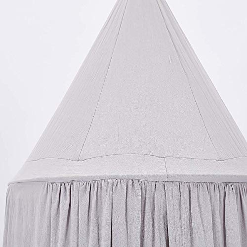 image for Dix-Rainbow Princess Bed Canopy for Kids Baby Bed, Round Dome Kids Ind