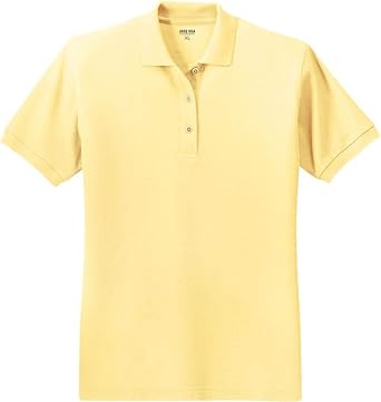 ladies yellow polo shirt