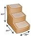 Pet Gear Easy Step III Pet Stairs, 3-step/for cats and dogs up to 150-pounds, Tan, (PG9730TN)