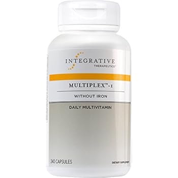 Integrative Therapeutics Multiplex 1 Without Iron Hypoallergenic Daily Multivitamin And Mineral Supplement 240 Capsules